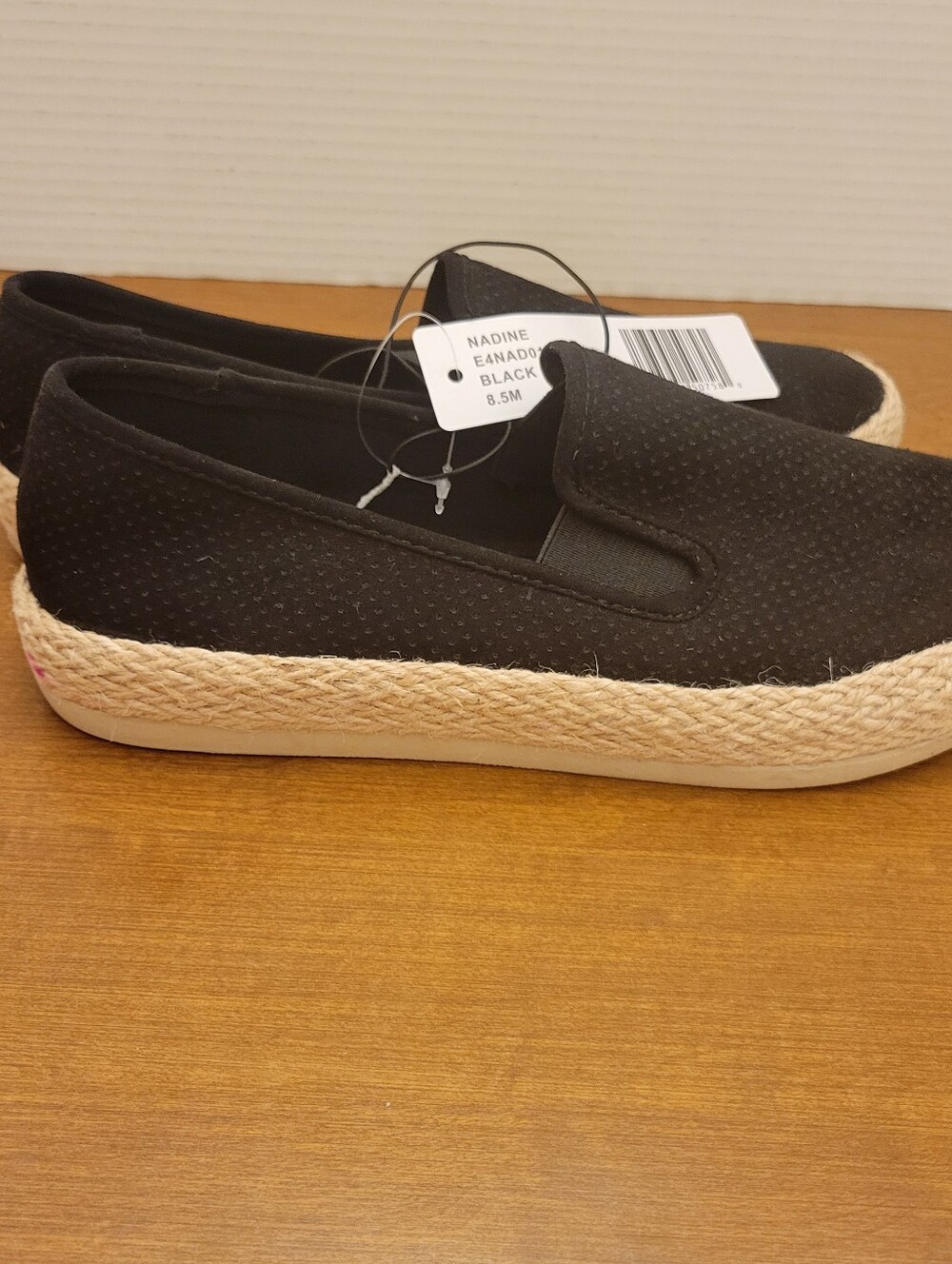 Esprit Nadine Black Slip-On Loafers, Size 8.5. NEW - Picture 2 of 6